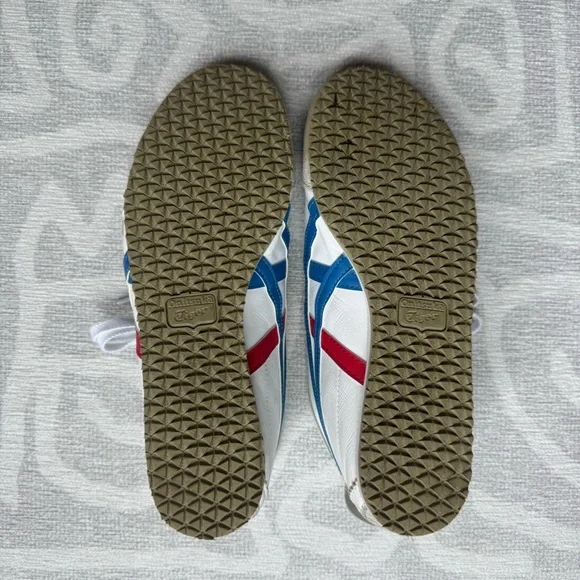 Onitsuka Tigers Mexico 66 Red, White and Blue Sneakers - Picture 3 of 4